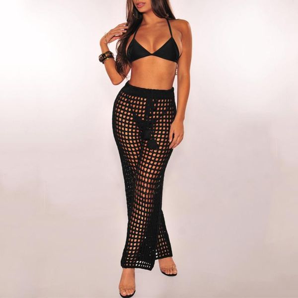 

women's pants & capris 2021 knitting grid women hight waist trousers harem full length streetwear pockets plus size sexy, Black;white