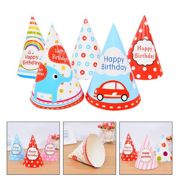 

party hats 25pcs birthday cone pointed paper