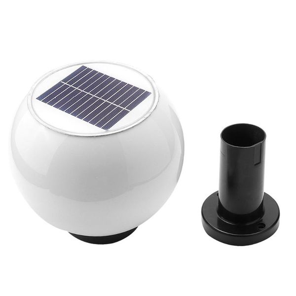 

wall lamps royalulu solar light spherical garden outdoor column head household round ball waterproof