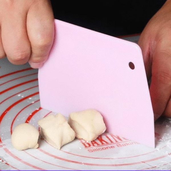 

5pcs dough cutter trapezoid spatula scraper kitchen butter knife baking & pastry tools