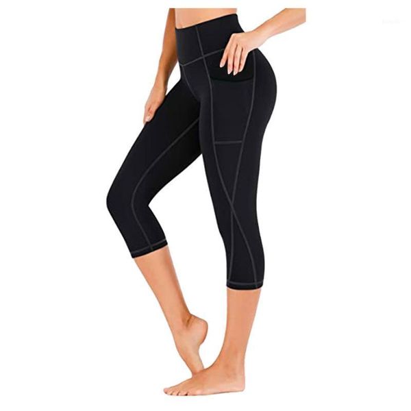 

yoga outfit women's solid workout leggings fitness sports running athletic pants shorts gym stretch