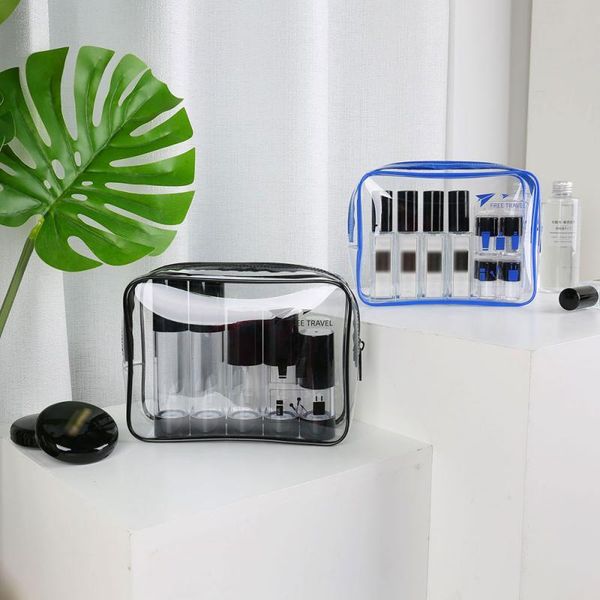 

storage bags women necessary cosmetic bag transparent travel organizer portable fashion waterproof toiletry makeup pouch