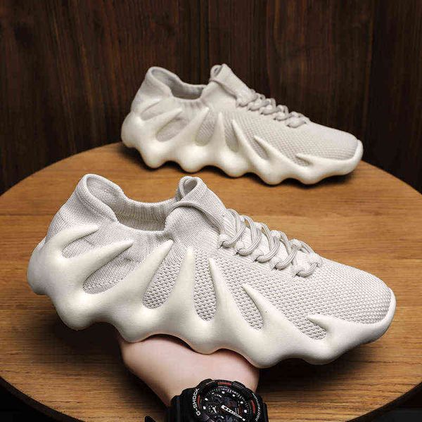 

2021 summer and autumn volcanic coconut shoes men's 450 ocs flying woven breathable sports couple's