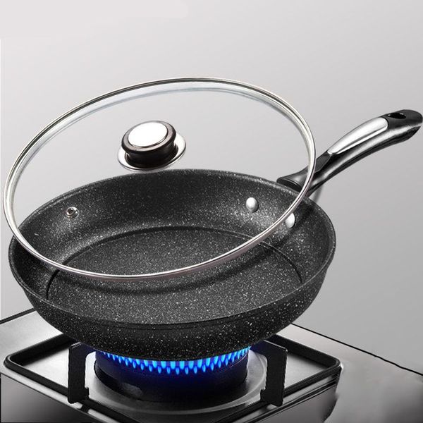 

pan non-stick no-smoke frying small wok induction cooker universal kitchen pot non stick pots cookware pans