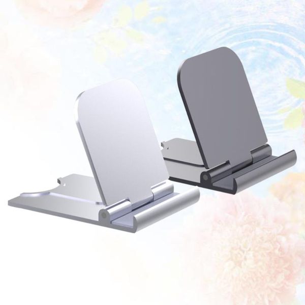 

2pcs foldable phone holder multi-angle deskstand creative support for tablets smartphones tablet pc stands