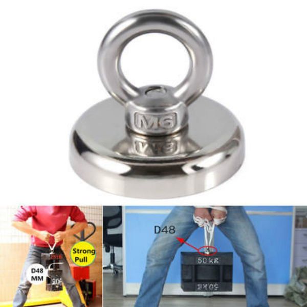 

bath accessory set 25/32/36/48/60mm strong salvage magnet pot fishing magnets deep sea hook neodymium holder