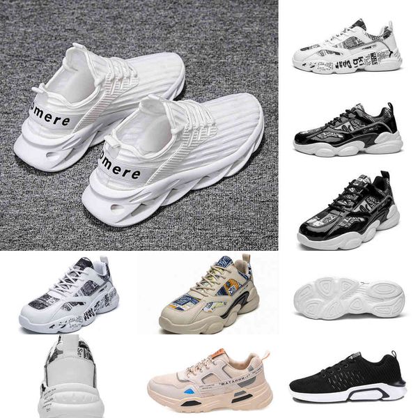 1JMC zum Laufen von Plateauschuhen für Herren, Hotsale Herren-Trainer, weiß, dreifach schwarz, kühles Grau, Outdoor-Sport-Sneaker, Größe 39–44, 11