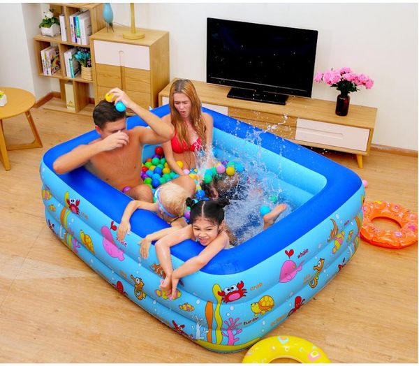 

pool & accessories 2.1m inflatable swimming ocean world children's portable baby tub