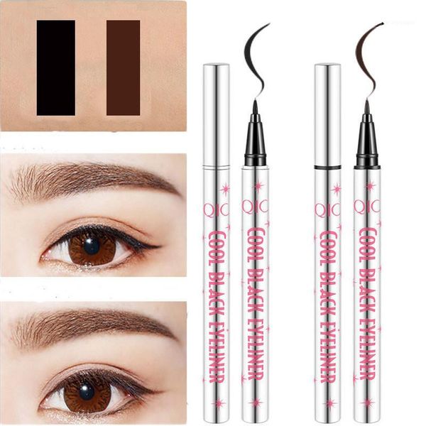 

black brown eyeliner liquid pencil waterproof quick dry pen precision long-lasting smooth eye liner makeup1