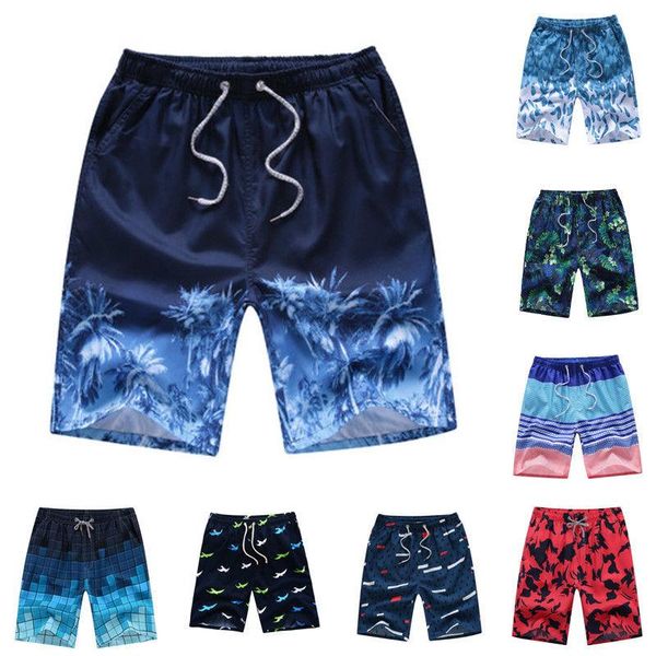 

men boardshorts surf board shorts swimwear sports casual beach pants men's, White;black
