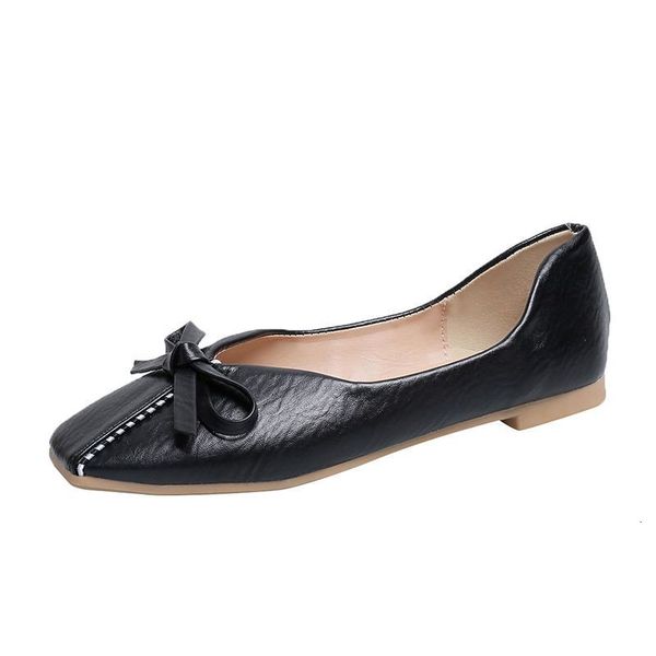 

sandals 2021 ballet flats fashion women shoes sweet summer female soft and comfortable zapatos de mujer s1iz, Black