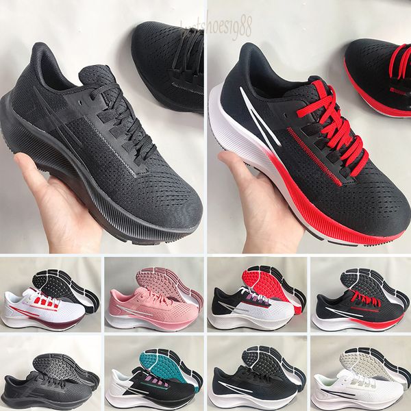 

pegasu 38 running shoes white multi-color black volt smoke grey rinbow mens womens outdoor tennis sneakers size 5.5-11
