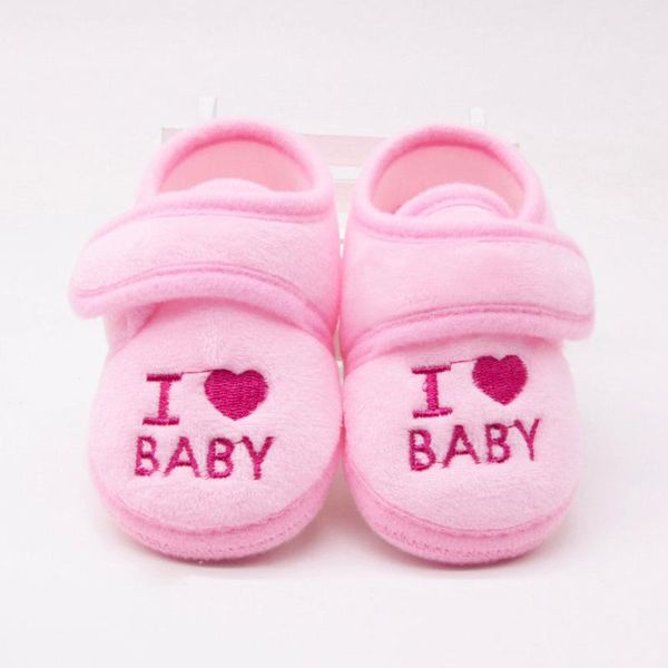 

born baby girls&boys soft shoes soled loving letter print footwear crib girl babe infant toddler shoes#40 first walkers