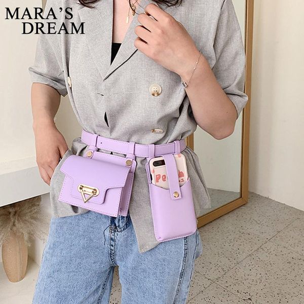 

women waist bag luxury designer belt female leather flap fanny pack shoulder crossbody chest hip purse bags
