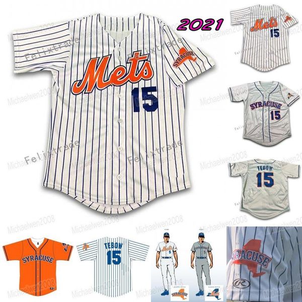 

15 tim tebow syracuse jersey 20 pete alonso jerseys custom men women youth double stitched jerseys, Blue;black