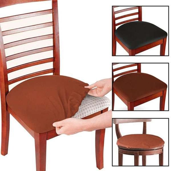

chair covers stretch dining room seat cover,removable washable elastic cushion for upholstered oblong/square /round
