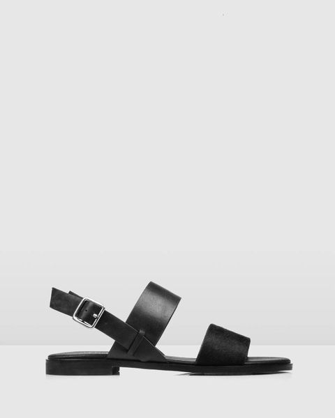 

sandals low woman leather shoes lady suit female beige summer heels buckle large size low-heeled fashion comfort black mvy2