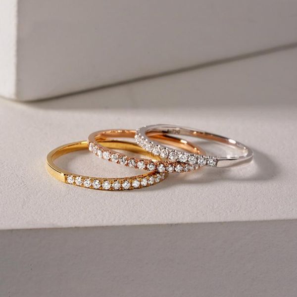 

cluster rings 2021 925 silver ring small wedding simple and cool elegant women's anniversary holiday gift, Golden;silver