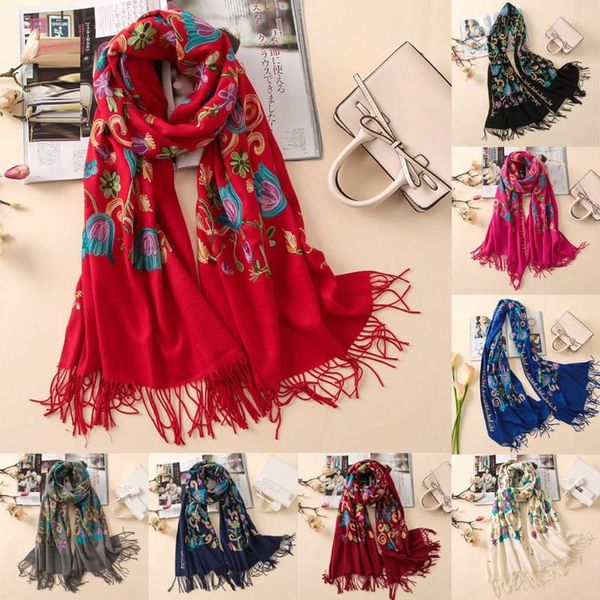 

scarves fashion kerchief cashmere neck scarf for women print tassel scarfs female square shawls and wraps lady z0407, Blue;gray