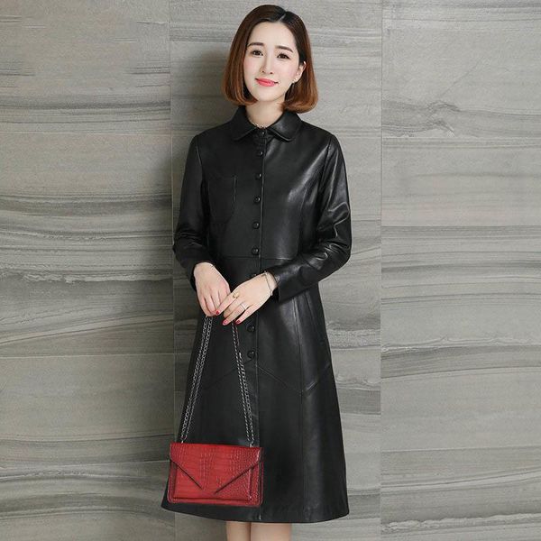 

women's leather & faux jacket, legitimate cuff links, coat mostly, Black
