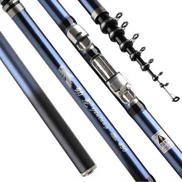 

boat fishing rods 3.7m3.6m4.5m5.4m carbon fiber rod m power ultralight travel rock
