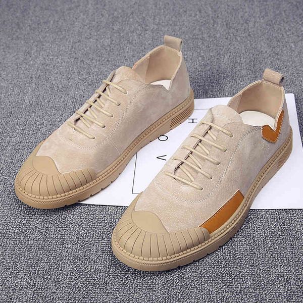 

dress shoes men's leather casual spring autumn genuine fashion mens sneakers 0gxe, Black