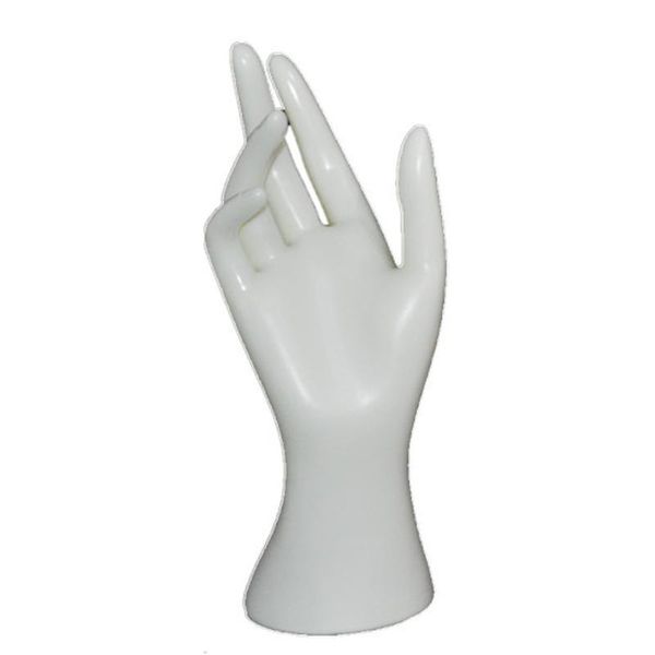 

jewelry pouches, bags arm model mannequin hand wrist bracelet finger ring gloves bangle holder display watch stand right base, Pink;blue