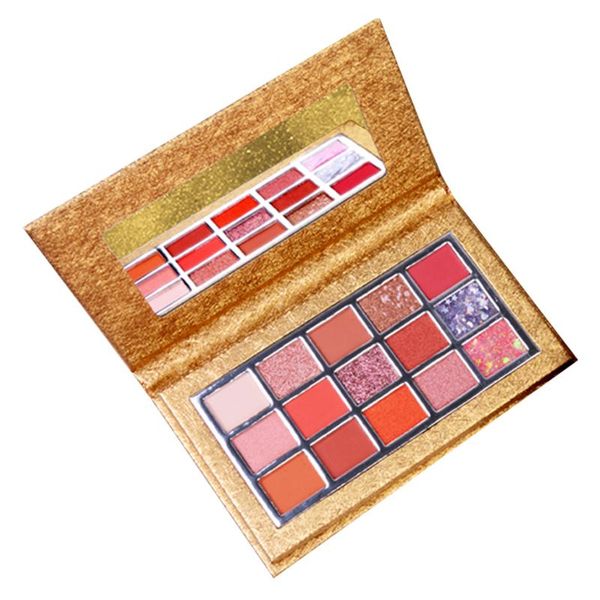 

eye shadow 15 colors glitter eyeshadow matte shimmer palette long lasting waterproof mineral powder makeup cosmetic kit