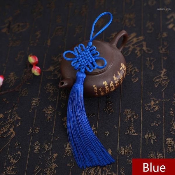 

2pcs good luck chinese knot tassel craft home diy pendant car ornaments gift mascot exquisite handwork jewelry making fringe1