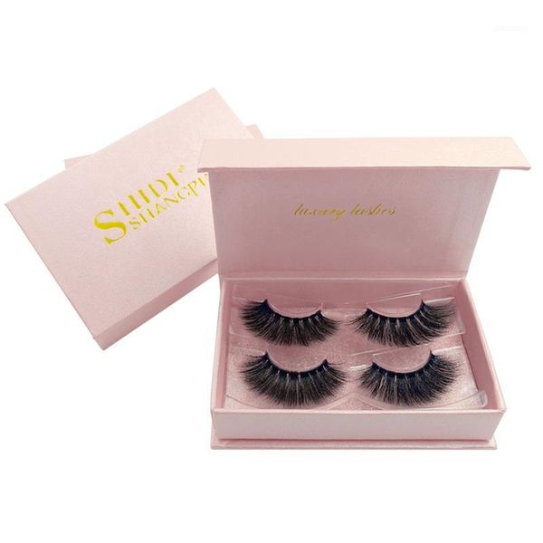 

thick false eyelashes 2 pairs mink 3d lashes 1 box beauty makeup tools extension1