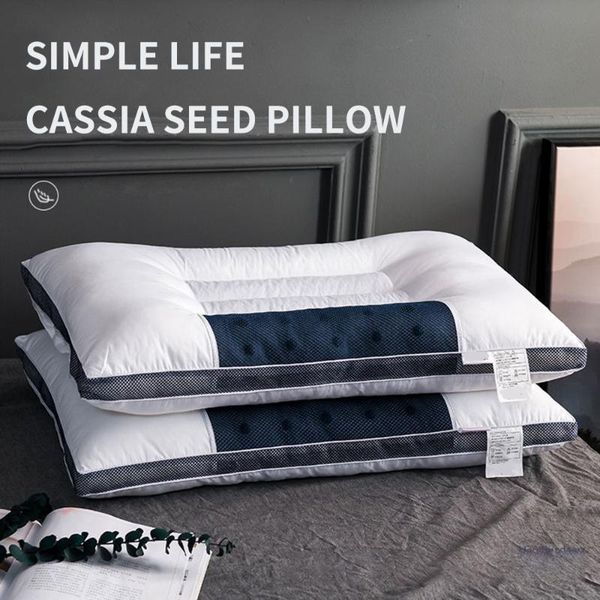 

pillow cassia bed pillows for sleeping 100% cotton cover with filling bilateral core magnet cervical neck pain