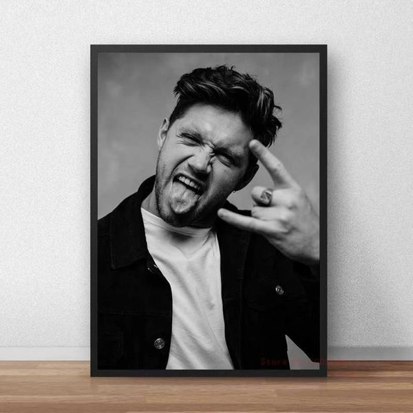 

paintings one direction member singer niall horan poster prints clear image room bar canvas art painting wall picture home decor