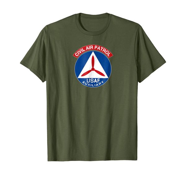 

civil air patrol shirt usaf air force auxiliary badge tee, White;black