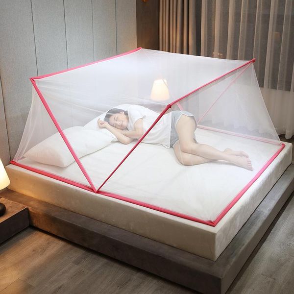 

crib netting home mosquito net travel portable folding for baby automatic installation-foldable student