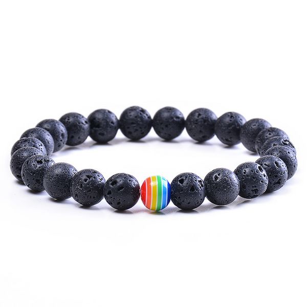 UPDATE Regenbogen Naturstein Perlenstränge Armband Tigerauge Türkis Laa Rock Armbänder Armreif Manschette Damen Herren Modeschmuck Will und Sandy