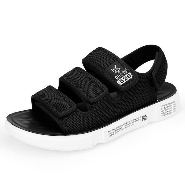 

sandals breathable summer mountain rubber geta masculina sandalia for beach samool casual de walking shoe shoes mens sandal big, Black