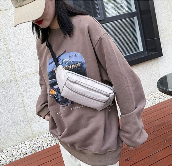 

waist bags 2021 women bag pu fanny pack shoulder ladies chest