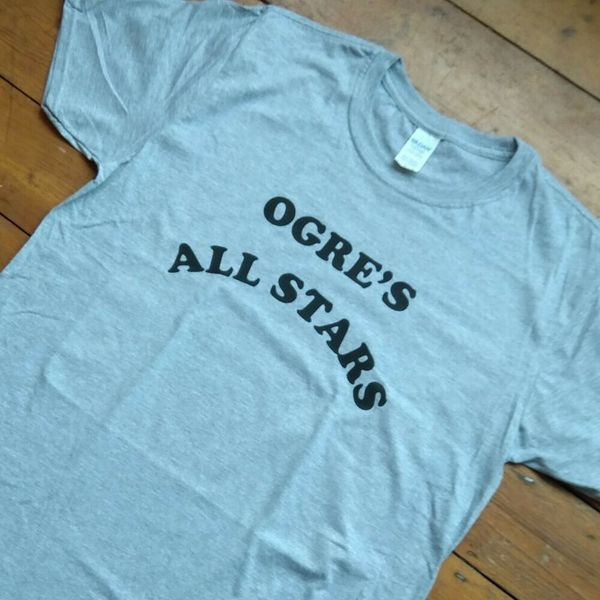 

ogre all stars t-shirt-as worn by frank zappa, 60's, retro, s-xxl, White;black