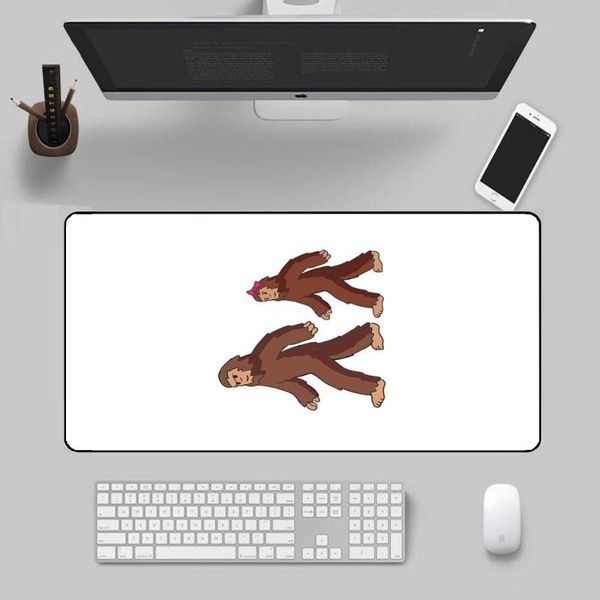 

mouse pads & wrist rests dad and daughter bigfoot pad gaming large non-slip desk mat for office/home