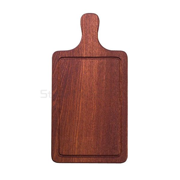 

dishes & plates household solid wood steak plate western rectangular pizza tray
