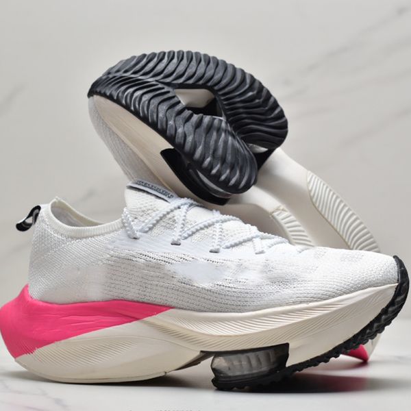 

high-quality shoes zoomx vaporfly next% 2 ice blue marathon foam cushioning sports jogging sneakers