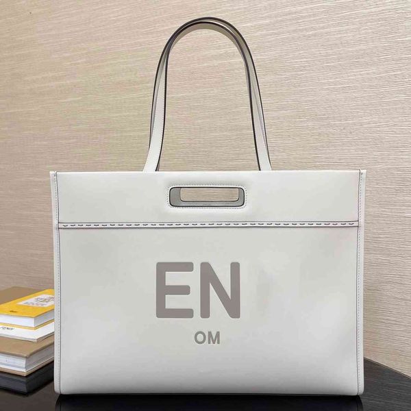 

2021 new net red fashion printed letter tote bag single shoulder capacity popular leather shopping bag