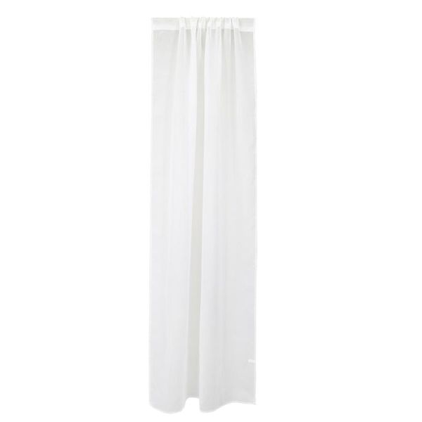 

curtain & drapes vosarea window voile sheer 100x200cm semi linen panel for balcony bedroom living room (white)