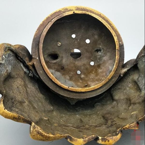 

old chinese bronze auspicious peacock peafowl bird dragon incense burner censer fragrance lamps