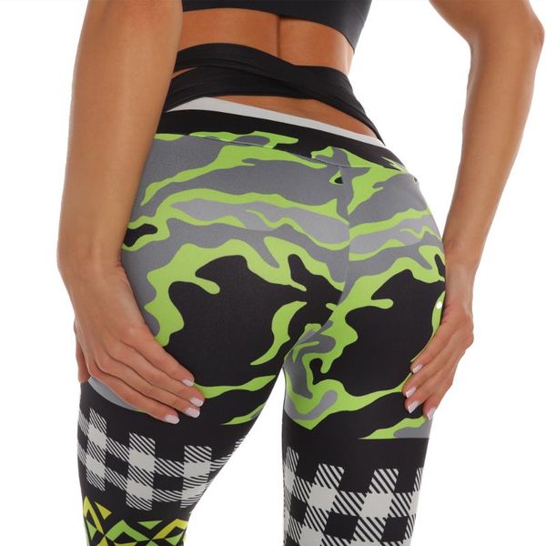 

women's leggings fashion bandage woman pants workout legging lattice stitching printing fitness leggins high waist slim legins gym, Black