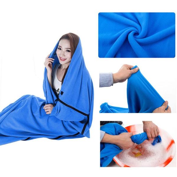 

fleece sleeping bag portable liner lightweight tent bed for outdoor camping hiking backpacking equipment bags