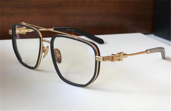

vintage optics eyewear 8005 classic square frame optical glasses prescription versatile and generous style with glassescase, Black