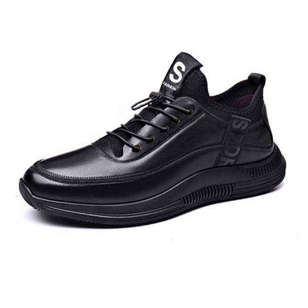 

men's shoes 2021 autumn winter korean fashion outdoor student leisure men comfortable sports men's, Black
