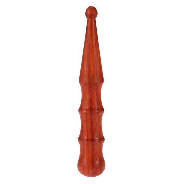 

full body massager thin leg rods yoga sticks tapping great fitness rod roller annatto stick (wood color)