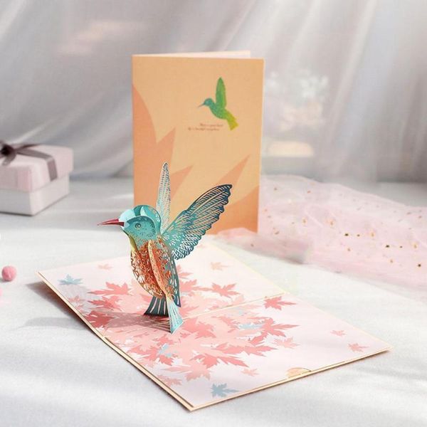 

greeting cards 3d up valentines day gift postcard maple bird thank business postcards you wedding invitation for small r1v3